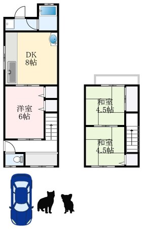 北野田戸建231-47の物件間取画像